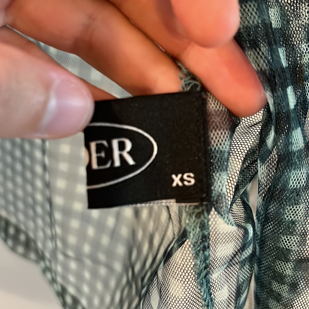 Cider checkered button down blouse - Picture 5 of 5